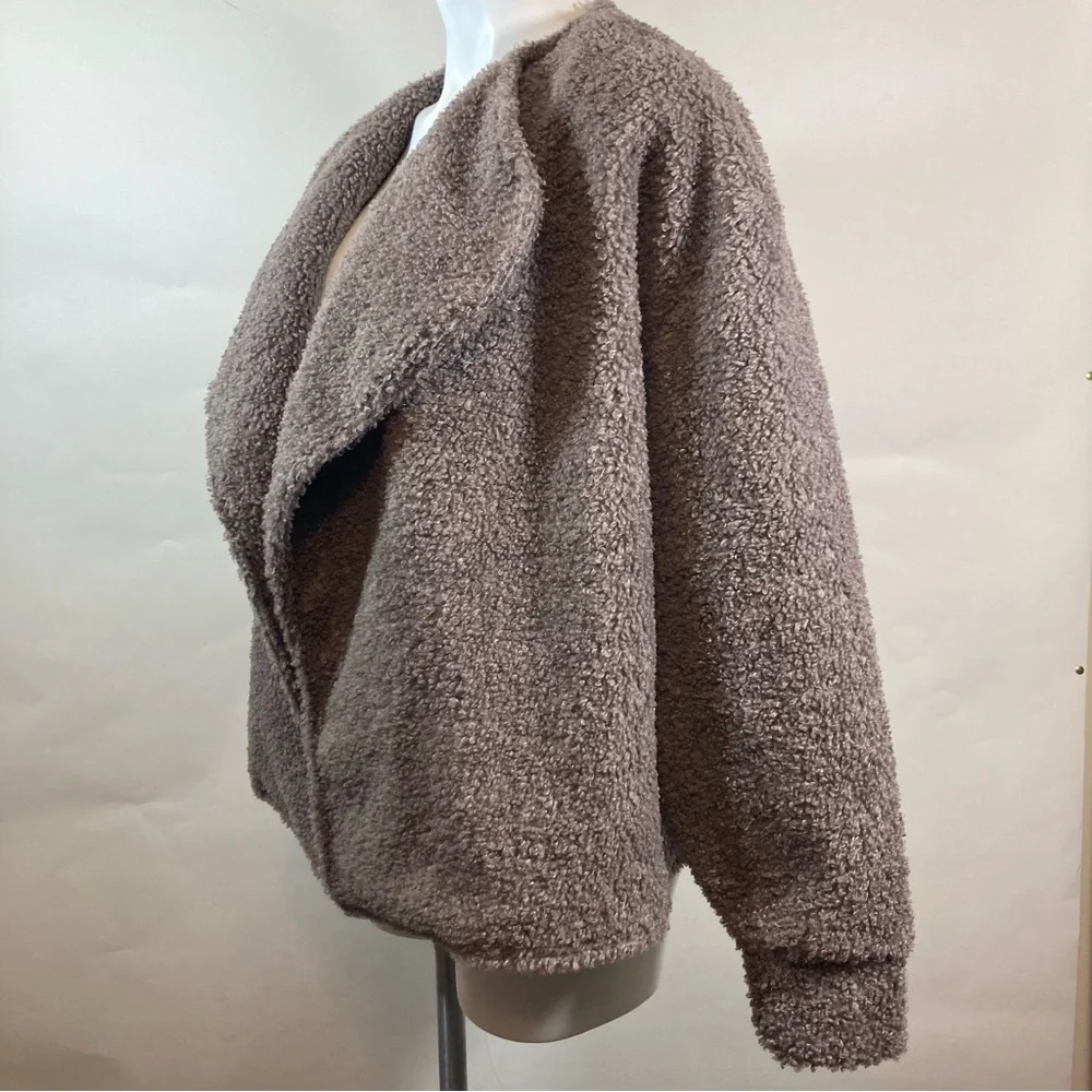 💙NWT! Express Open Front Sherpa Sweater Cardigan - Picture 3 of 11